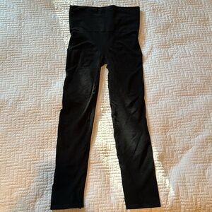 SPANX Black Look At Me Leggings Size XL